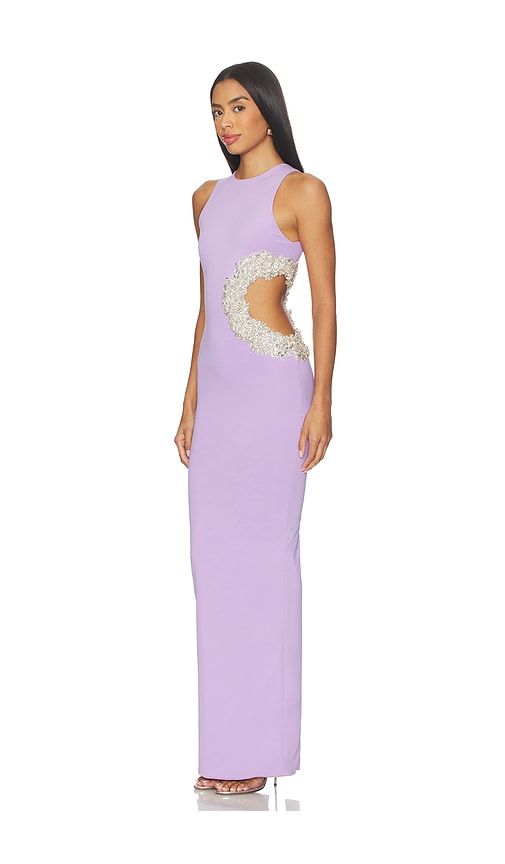 Camila Cutout Maxi Dress in Purple. - size M (also in S) - Bronx Banco - Modalova