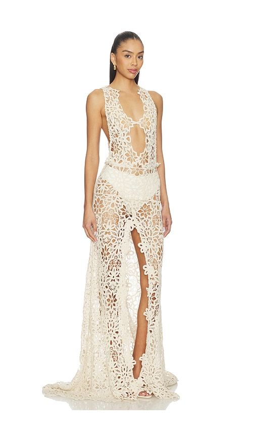 Akello Crochet Maxi Dress in . - size L (also in M, S, XS) - Bronx Banco - Modalova