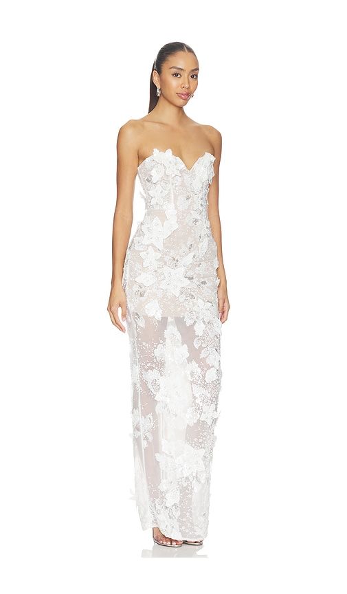 Dahlia Bridal Strapless Maxi Dress in . - size M (also in XL) - Bronx Banco - Modalova