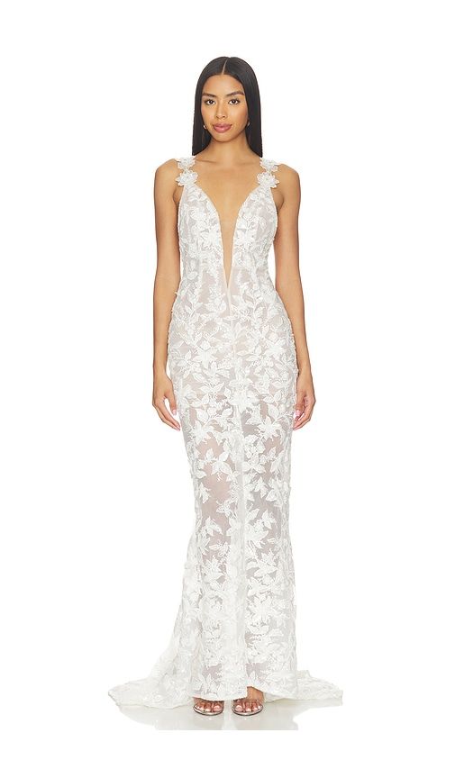 Eden Gown in White. - size S (also in XL, XS) - Bronx Banco - Modalova
