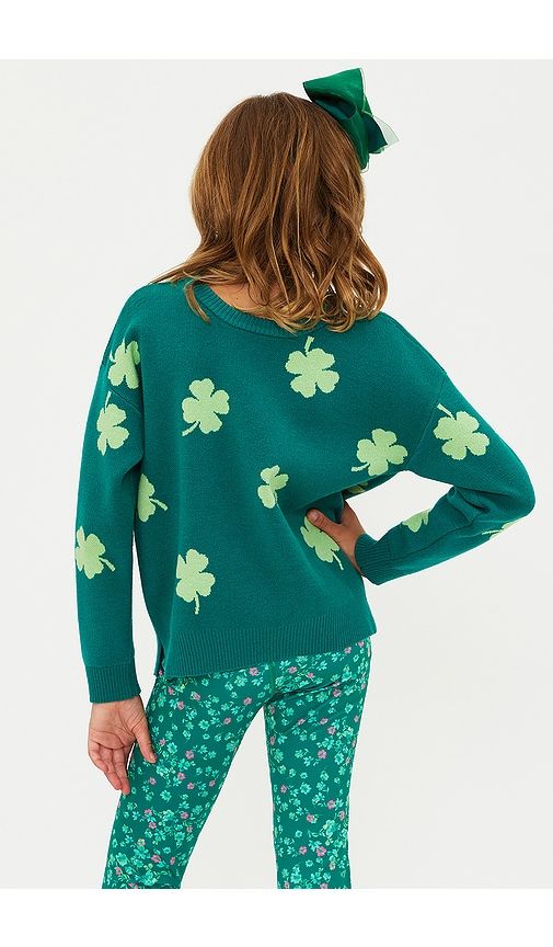 Little Callie Sweater in Green. - size 2 (also in 3/4, 5/6) - BEACH RIOT - Modalova