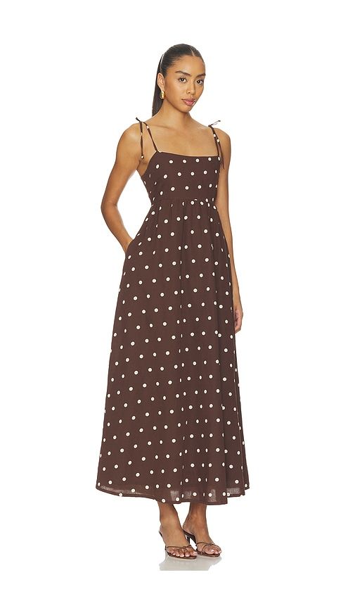 Valory Maxi Dress in Brown. - size M (also in S, XS) - BEACH RIOT - Modalova