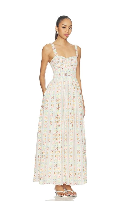 Cari Maxi Dress in White,Pink. - size S (also in XS) - BEACH RIOT - Modalova