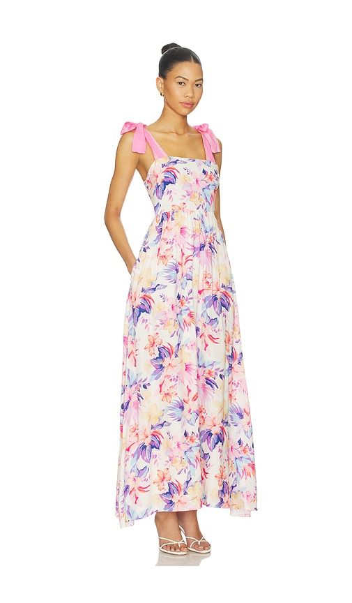 Charlotte Dress in White,Pink. - size L (also in M, S, XL, XS) - BEACH RIOT - Modalova