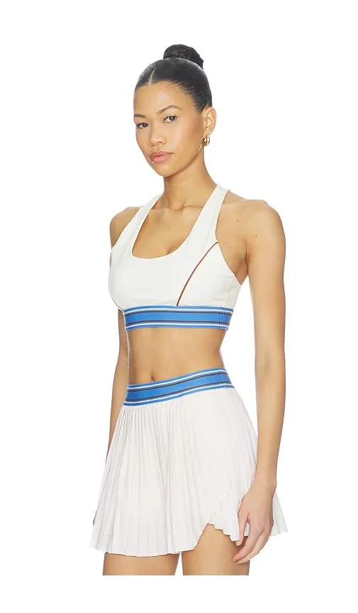 Lucille Sports Bra in White. - size L (also in M, S, XS) - BEACH RIOT - Modalova