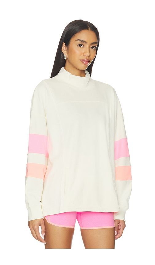Jaylyn Sweatshirt in Cream,Pink. - size L (also in M, S, XS) - BEACH RIOT - Modalova