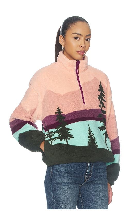 Leona Sherpa Jacket in Multi. - size XS (also in S, M, L, XL) - BEACH RIOT - Modalova