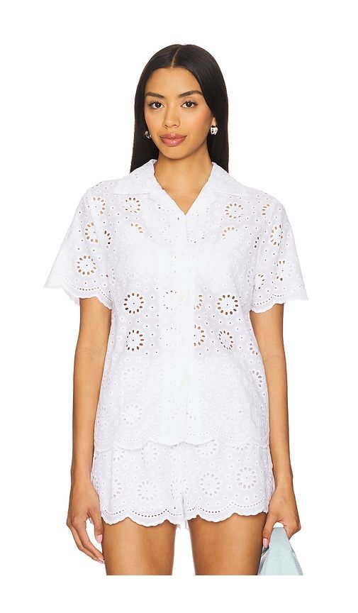 Lexie Top in White. - size L (also in M, S, XL) - BEACH RIOT - Modalova