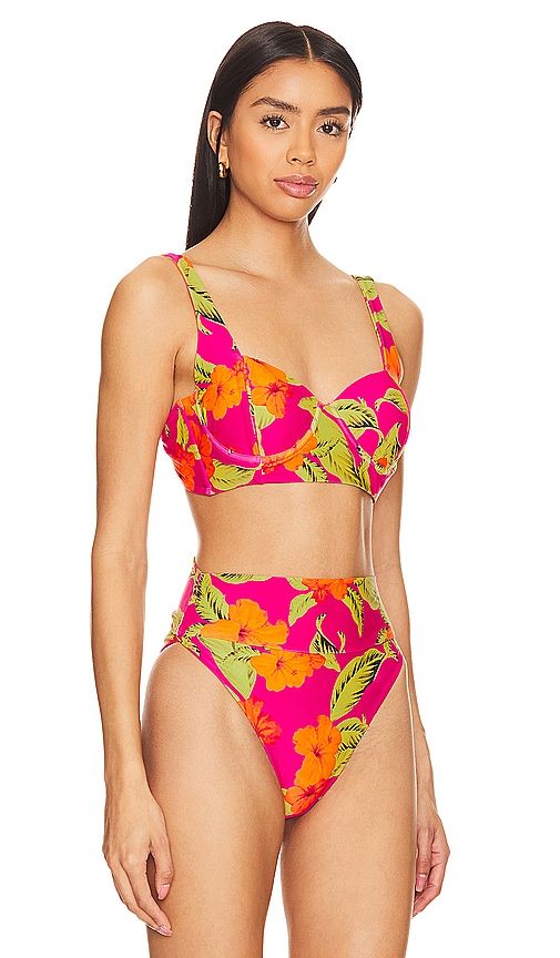 Paulina Bikini Top in Pink. - size M (also in S) - BEACH RIOT - Modalova