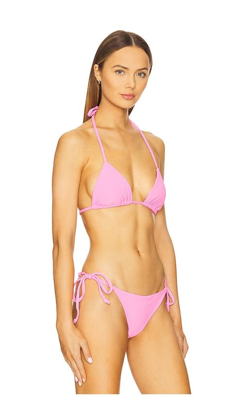 Winona Bikini Top in Pink. - size M (also in S) - BEACH RIOT - Modalova