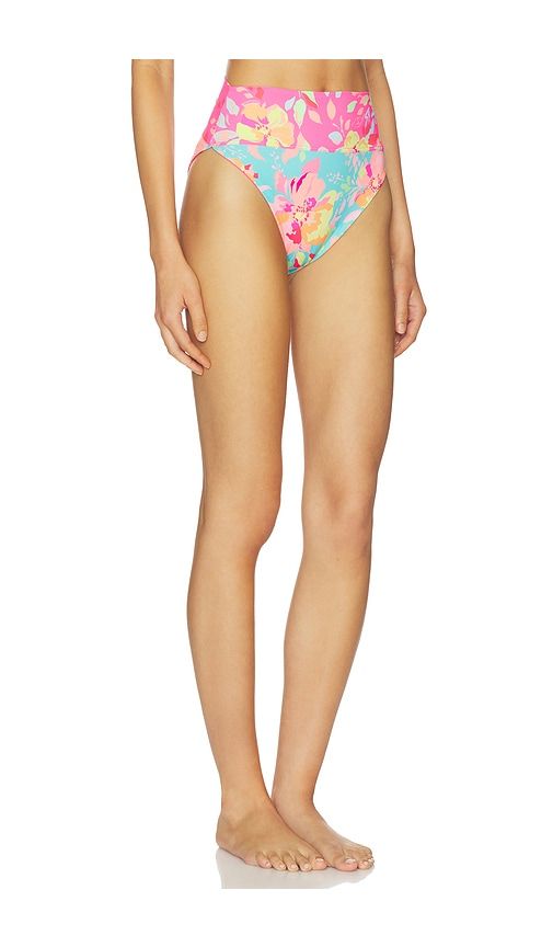 Highway Bikini Bottom in Pink,Green. - size S (also in XL, XS) - BEACH RIOT - Modalova