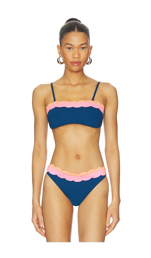 Sybil Bikini Top in Navy. - size L (also in M, XL, XS) - BEACH RIOT - Modalova