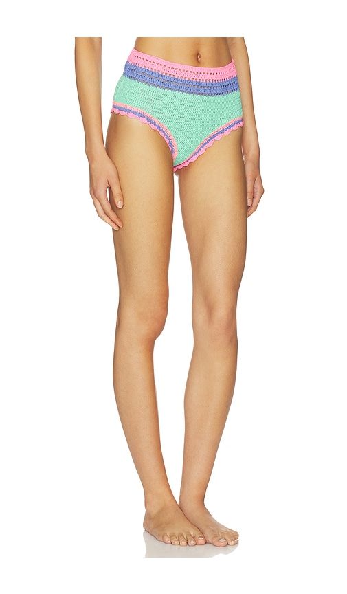 Karmen Bikini Bottom in Pink,Blue. - size L (also in M, S, XS) - BEACH RIOT - Modalova