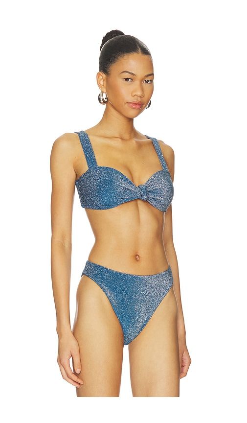 Sophia Bikini Top in Blue. - size L (also in M, S, XL, XS) - BEACH RIOT - Modalova