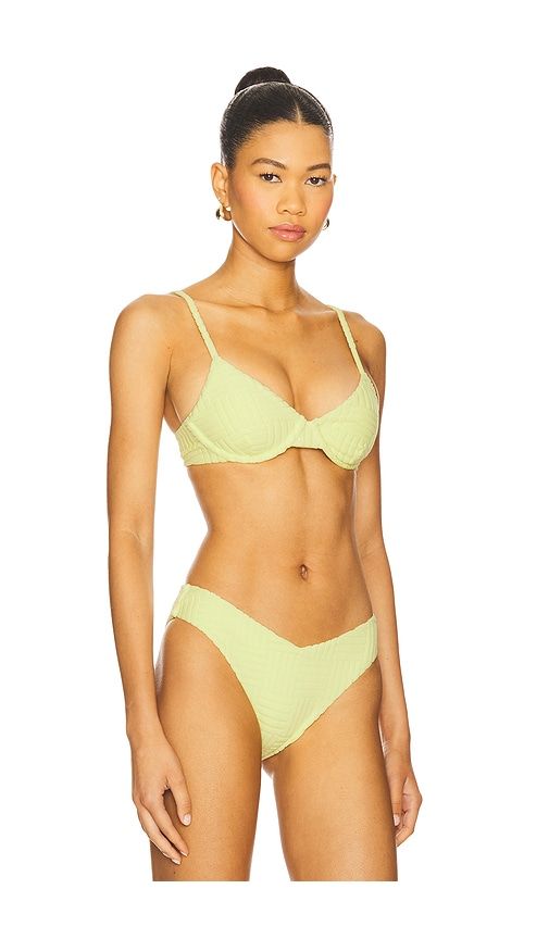 Camilla Bikini Top in Lemon. - size L (also in S, XS) - BEACH RIOT - Modalova