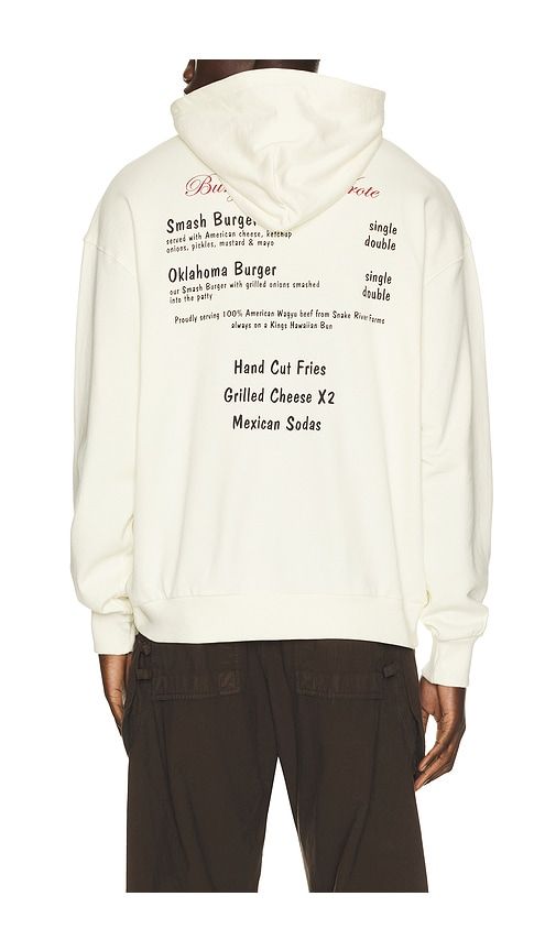 X Burger She Wrote Hoodie in White. - size L (also in M) - Brixton - Modalova