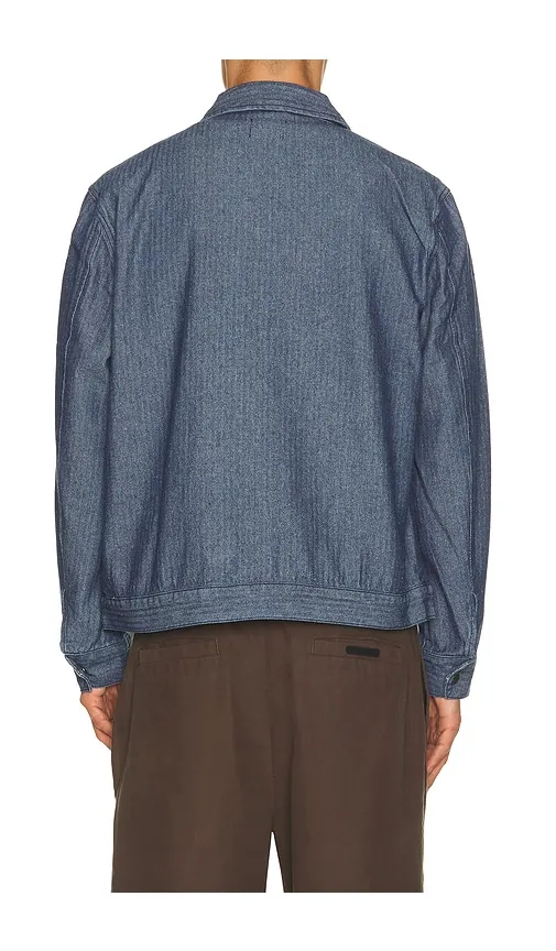 Mechanic Garage Zip Jacket in Blue. - size L (also in M, S, XL/1X) - Brixton - Modalova