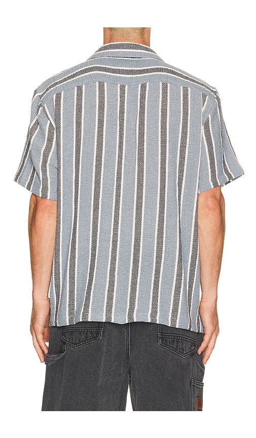 The Dexter Textured Stripe Short Sleeve Shirt in Multi. - size L (also in M, S, XL/1X) - Brixton - Modalova