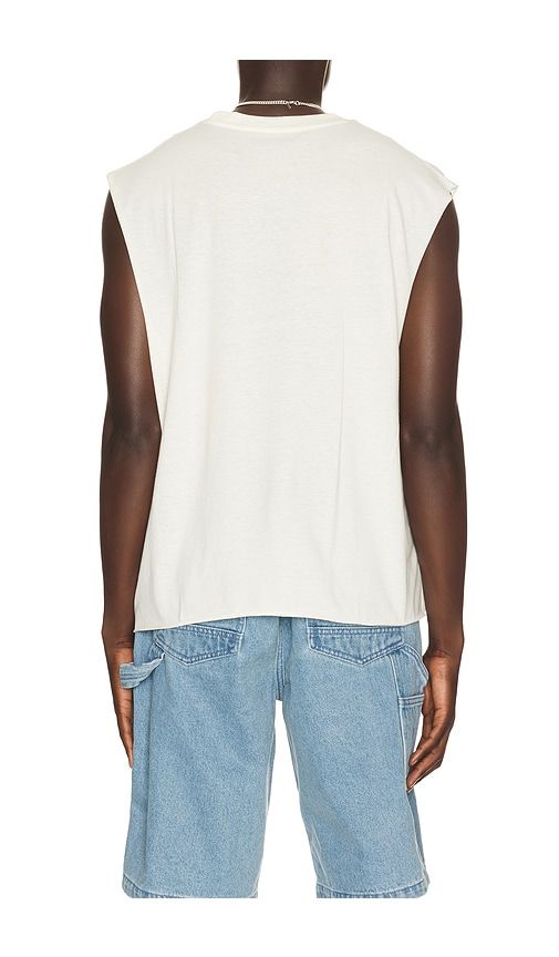 Wolcott Worn in Boxy Muscle Tank in Cream. - size L (also in XL/1X) - Brixton - Modalova