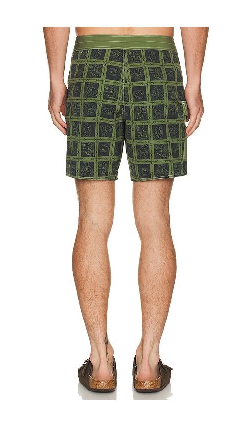 Classic 17 Swim Trunk in Olive. - size 30 (also in 31, 32, 33, 34, 36) - Brixton - Modalova