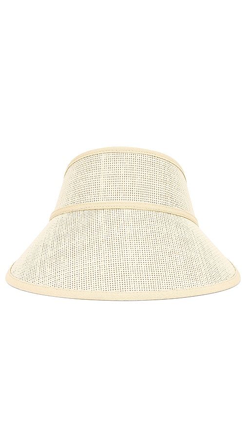 Brixton Newport Straw Visor in Tan - Brixton - Modalova