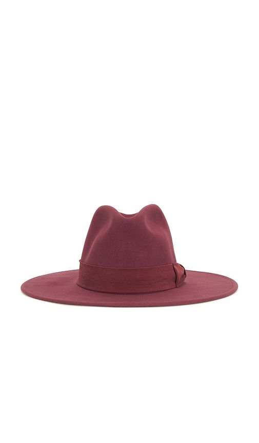 Layton Comfort Fedora in Burgundy. - size S (also in XS) - Brixton - Modalova
