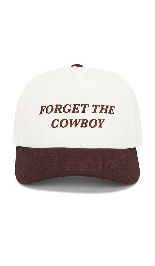 Forget The Cowboy Netplus Snapback Hat in Cream,Brown - Brixton - Modalova