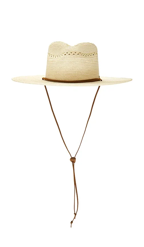 Beck Straw Rancher Hat in Neutral. - size L (also in M, S, XL, XS) - Brixton - Modalova