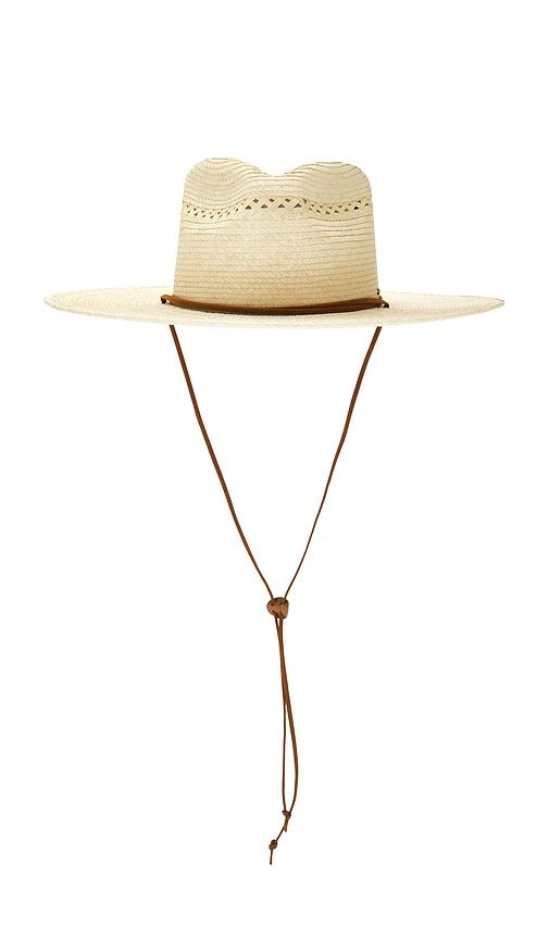 Beck Straw Rancher Hat in Neutral. - size L (also in M, S, XS) - Brixton - Modalova