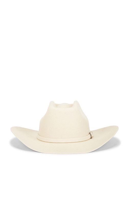 Prescott Brick Top Cowboy Hat in Ivory. - size L (also in M) - Brixton - Modalova