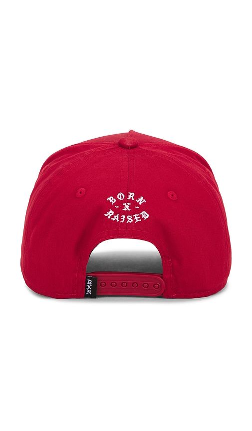 Paranoia Crest Snapback in Red - Born x Raised - Modalova