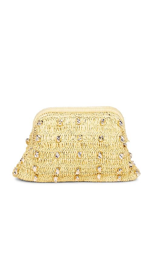 Galia Clutch in Neutral - BTB Los Angeles - Modalova