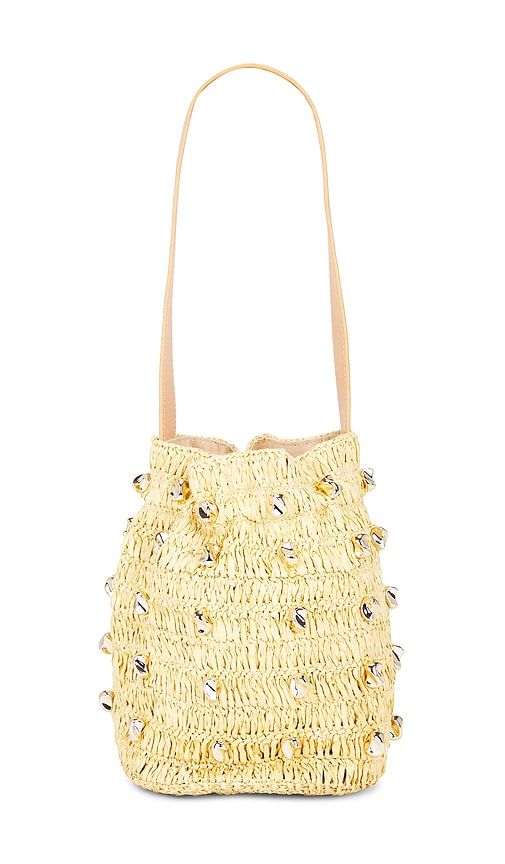 Studded Galia Bucket Bag in Neutral - BTB Los Angeles - Modalova