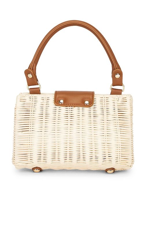 Melody Clutch in Tan - BTB Los Angeles - Modalova