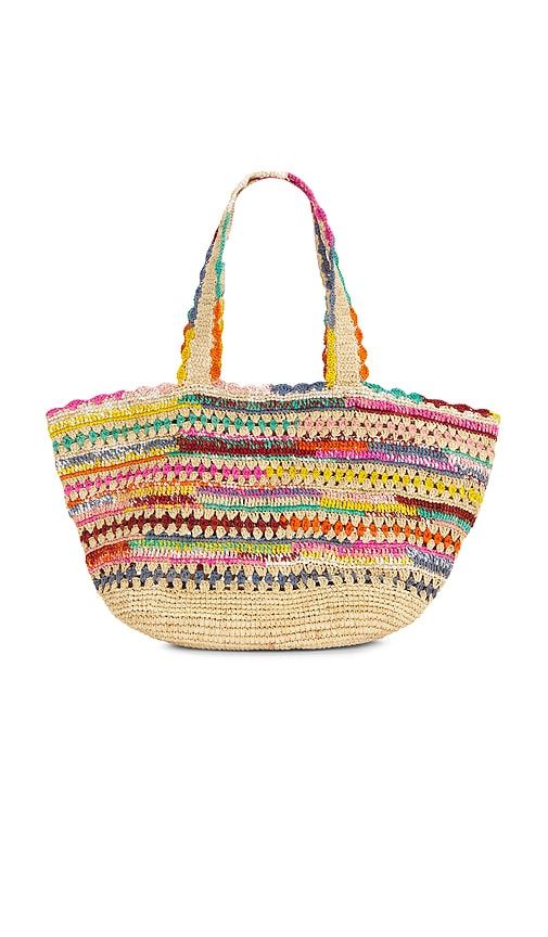 Ornella Tote Bag in Beige,Pink - BTB Los Angeles - Modalova