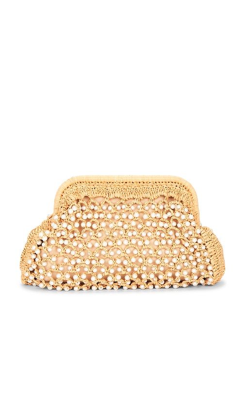 Brandie Clutch in Neutral - BTB Los Angeles - Modalova
