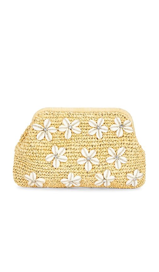 Bloom Clutch in Tan - BTB Los Angeles - Modalova