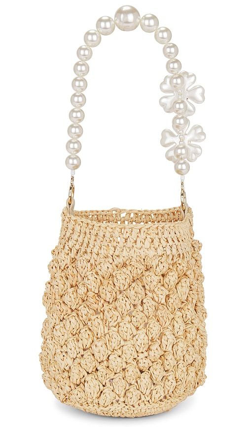 Uri Bucket Bag in Beige - BTB Los Angeles - Modalova