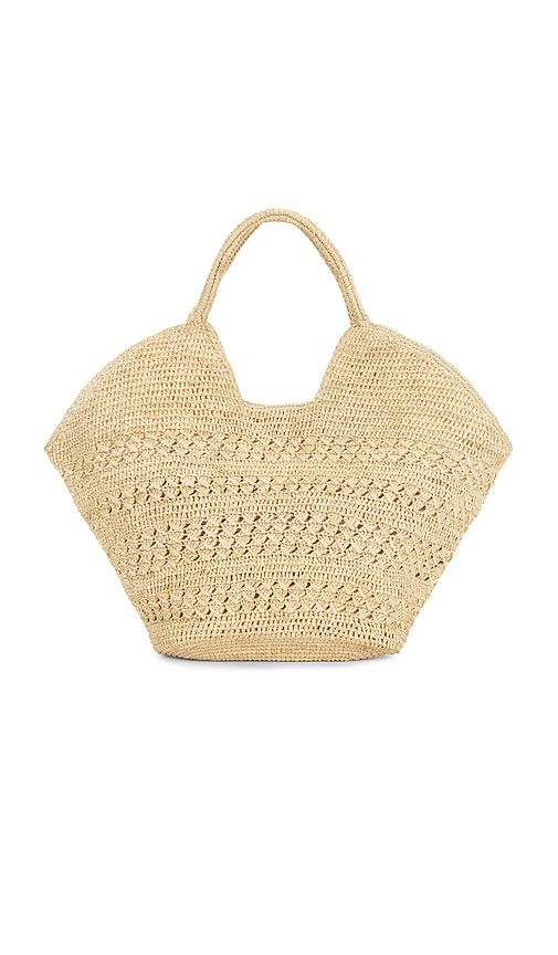 Galia Tote in Cream - BTB Los Angeles - Modalova