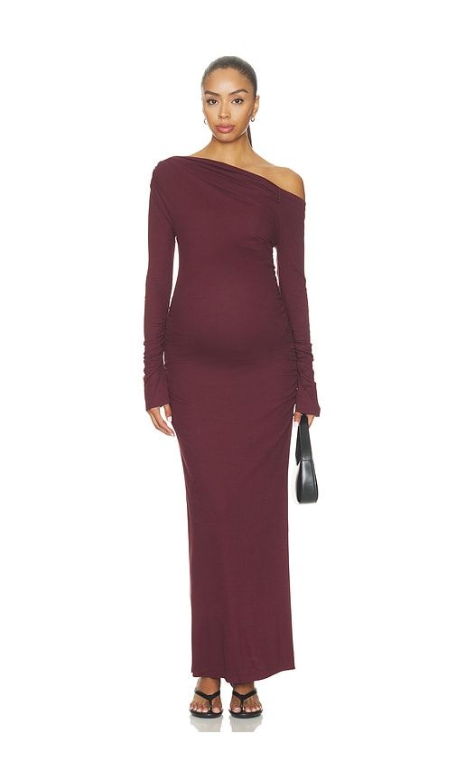 Soft Rib Draped Maxi Dress in . - size L (also in XS) - BUMPSUIT - Modalova