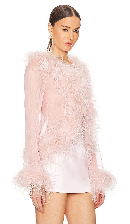 Gigi Feather Blouse in . - size 10/M (also in 12/L, 8/S) - Bubish - Modalova