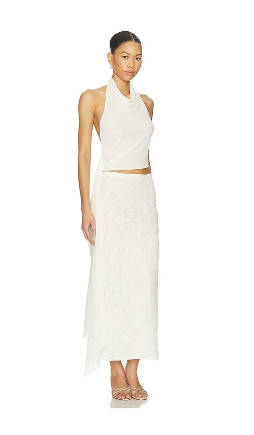 Hailey Cowl Neck Halter Top W/ Drape in . - size L (also in M, S, XL, XS) - Bubish - Modalova