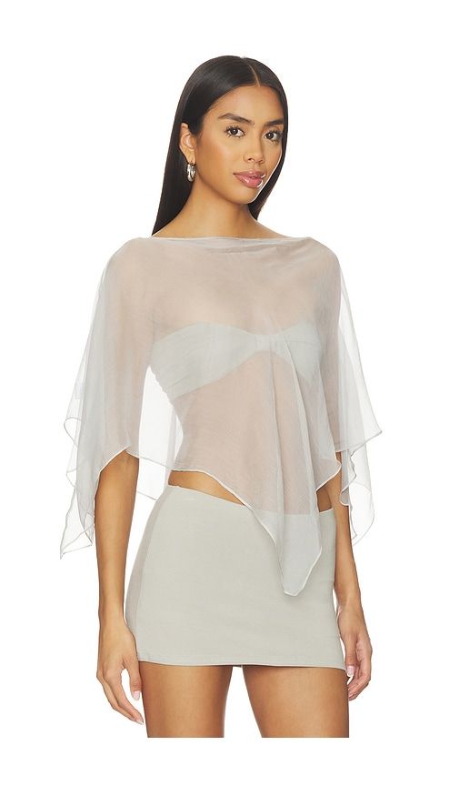 Honeycrisp Poncho in Grey. - size M/L (also in XS/S) - BUCI - Modalova