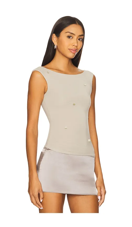 Linda Top in Grey. - size L (also in M) - BUCI - Modalova