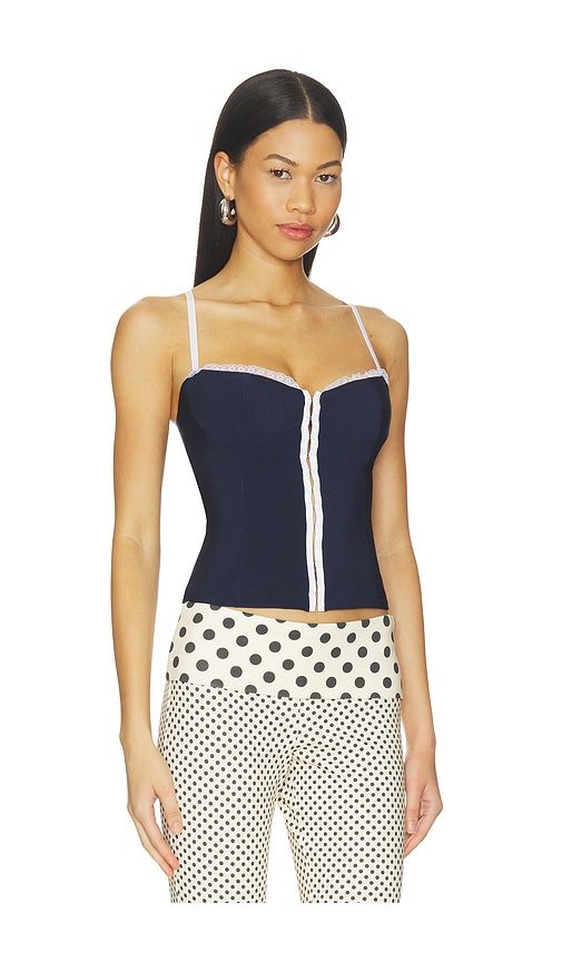 X REVOLVE The Caroline Corset in Navy. - size L (also in M, S, XS) - Bella Venice - Modalova