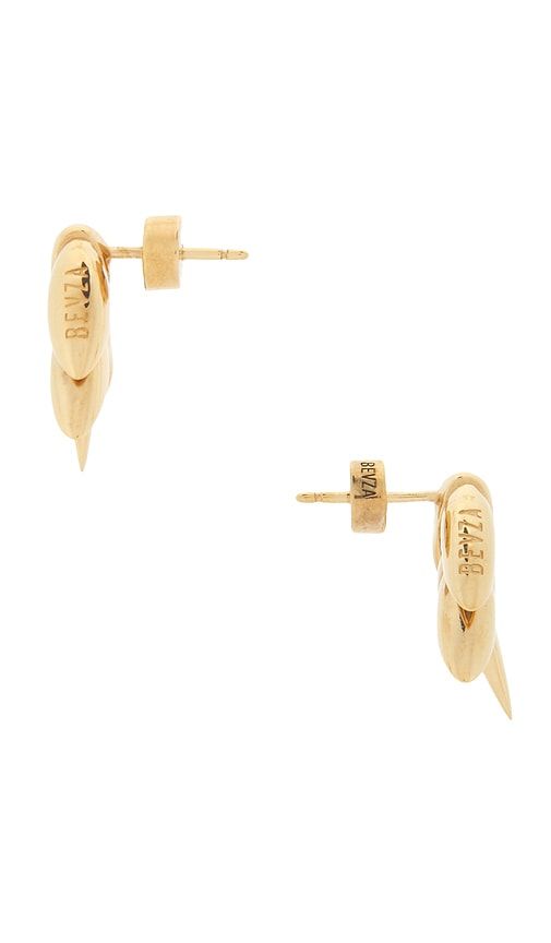 Xs Spikelet Earrings in Metallic - Bevza - Modalova