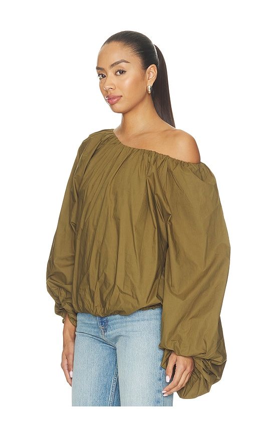 Semara Blouse in Green. - size 34/2 (also in 36/4, 38/6, 40/8) - By Malene Birger - Modalova