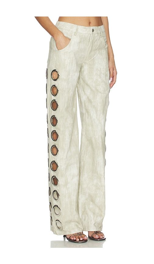 Archer Jeans in White,Sage. - size L (also in M, S, XL, XS) - BY.DYLN - Modalova
