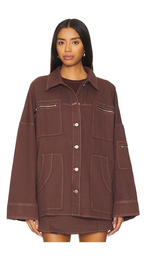 Avant Jacket in Brown. - size L (also in M) - BY.DYLN - Modalova