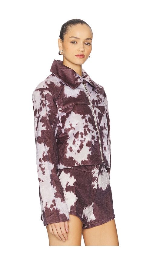 Helsa Jacket in Wine,White. - size S (also in XS) - BY.DYLN - Modalova
